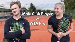 Female Pro vs Male Club Player - Tie Break to 10