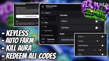 🔥 NEW Hunty Zombie Script (Pastebin) 🧟 | Auto Farm,  Kill Aura,  Redeem ALL Codes 🎁 + MORE!