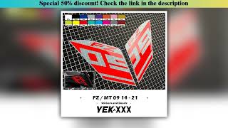 Best For YAMAHA MT09 FZ09 Motorcycle Air Intake Pipe Shell Fairing Sticker Decal Customization MT-09
