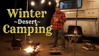 3 Days Of Solitude OFFGRID Winter Desert Camping  Overnight Pickup Truck Camper Camping Real Life