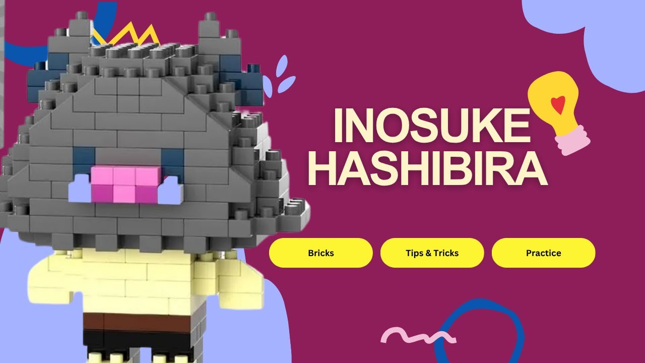Inosuke Build F3047 Inosuke Hashibira Toy Build 🐗 | Step-by-Step Bricks Tutorial ...