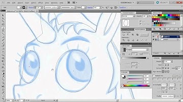 Illustrating a Character in Illustrator CS5 - Part 1 - Using the Pen Tool