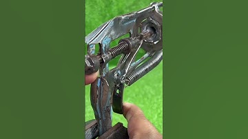 Easy  Handmade simple trigger mechanism #shorts #diy #triggers #gun