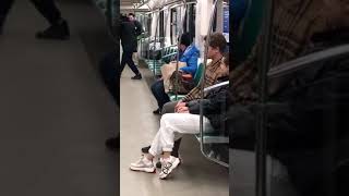 Subway prank VIDEO funny reaction meme moments