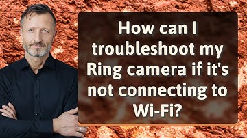 How can I troubleshoot my Ring camera if it