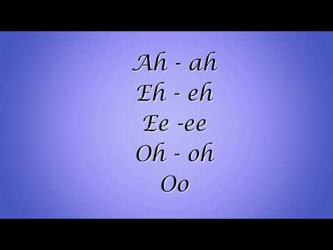 Vowel Intervals Vocal Warm Up