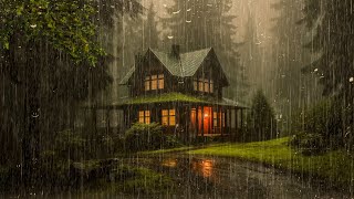 Rain and Thunder Sounds to Sleep Fast | Deep Sleep with Heavy Rain on Tin Roof, Relax, ASMR
