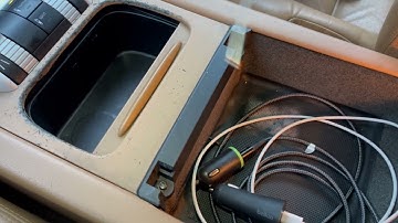 Porsche Cayenne 955 - Remove center console with air suspension buttons
