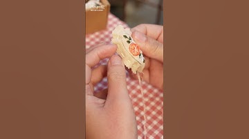 Tận dụng chỉ vụn làm móc khoá siêu xinh #embroidery #theutay