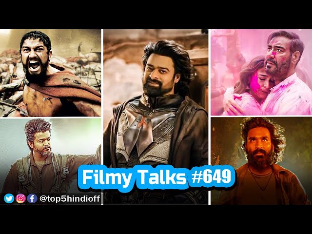 Filmy Talk #649 - Kalki Trailer 😱, 300 Series 🔥, ARMKDT💥, Godzilla Minus One😎, BMCM😂, IT Series class=