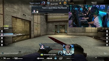 ESL One Cologne 2016 - S1mple clutch 1 v 2 vs fnatic Cache (Krimz viewmode)