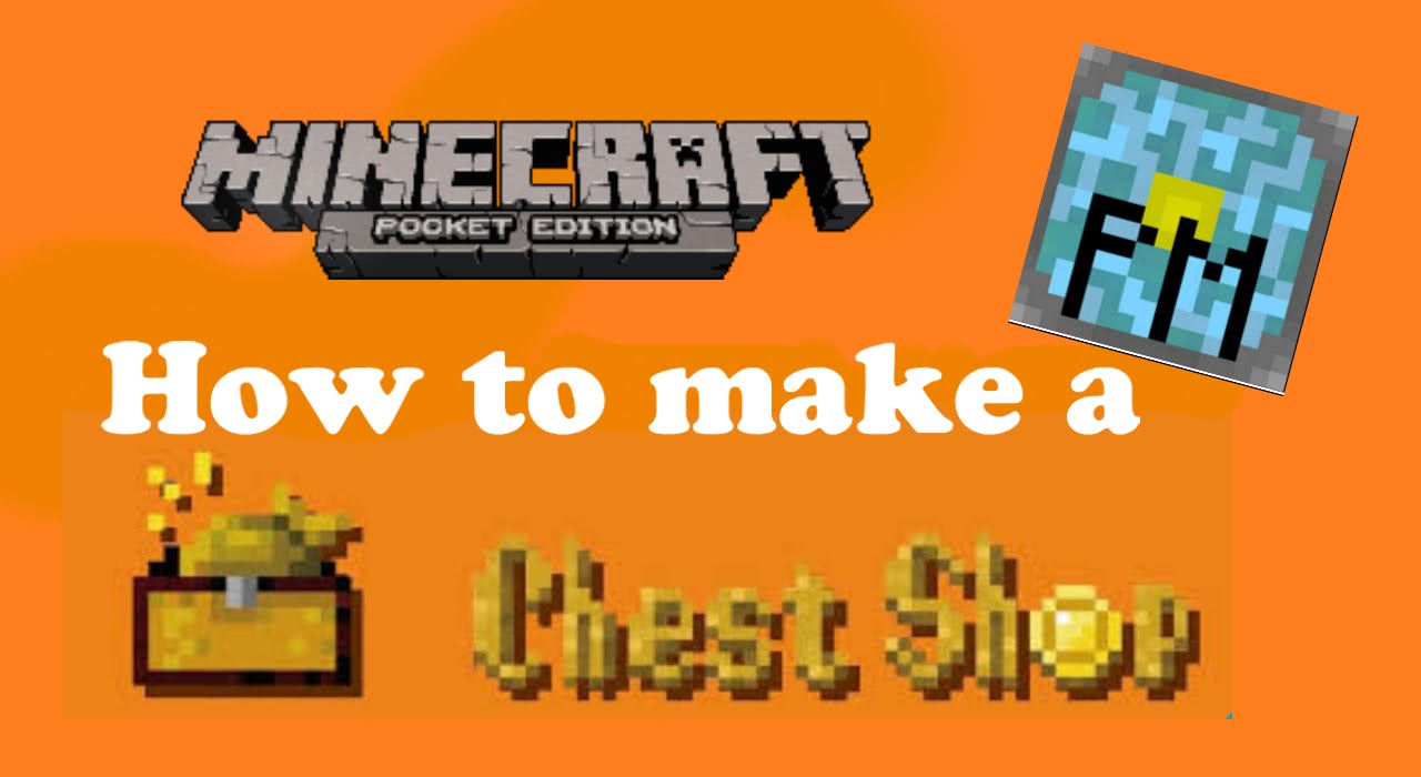 minecraft pe how to create a chestshop on a pocketmine mp server chestshop format