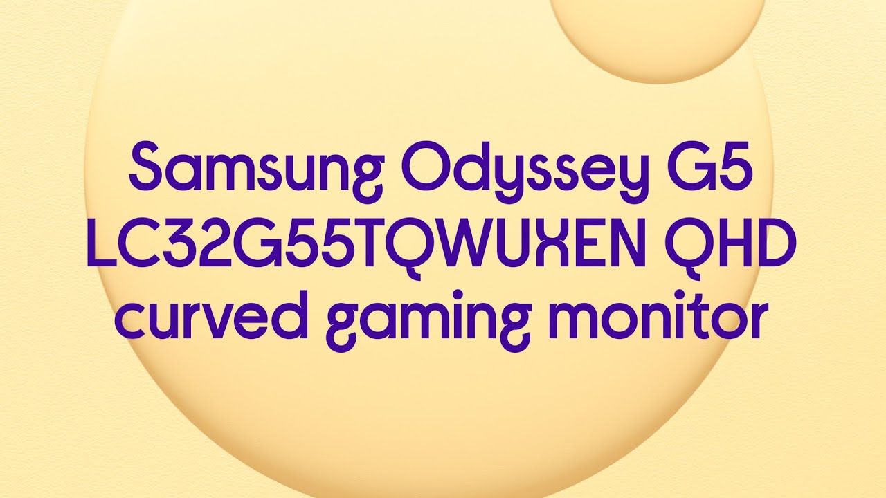 Samsung Odyssey G5 LC32G55TQWUXEN quad HD 32\