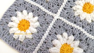 طريقه تشبيك مربعات الكروشيه بطريقه جديده - DIY Joining Crochet Granny Squares