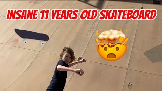 Meet the 11-Year-Old Skateboarding Phenom: Future Tony Hawk in the Making!