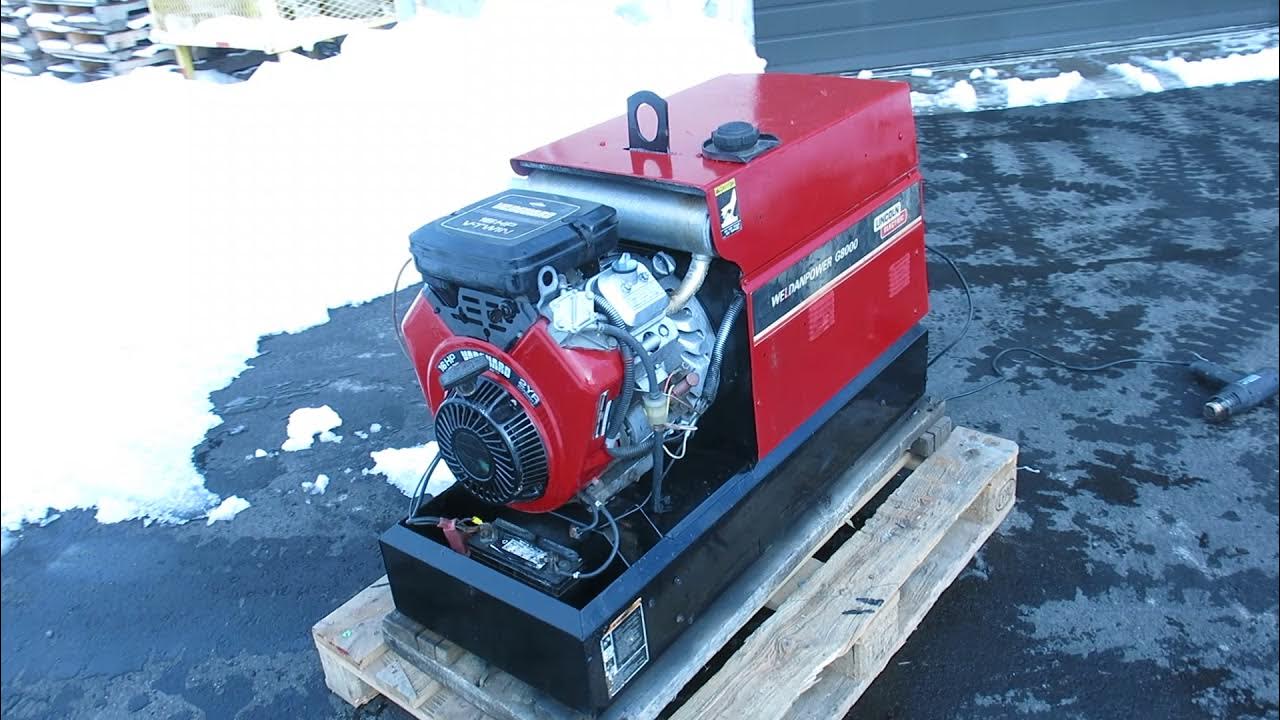 LINCOLN, WELDANPOWER G8000, PORTABLE, GAS POWERED WELDER / GENERATOR