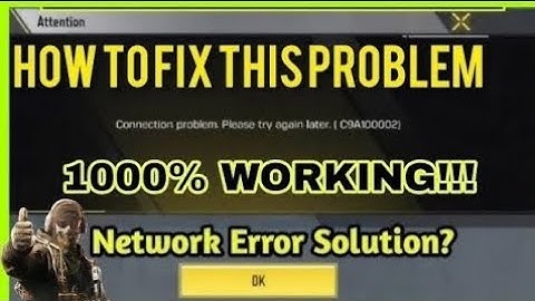 HOW TO FIX CONNECTION PROBLEM CODM SEASON 4 2025 | COD Mobile Test Server Connection Problem fix 🛠️