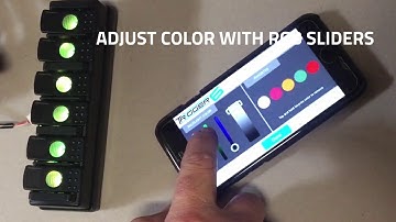 TRIGGER SIX SHOOTER RF Remote Backlight Demo