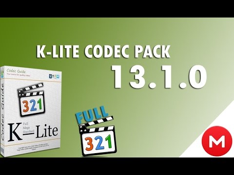 Descargar E Instalar K-Lite Codec Pack 13.1.0 FULL - Sin Virus