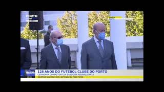 Hastear da bandeira do F.C. Porto no 128 aniversário