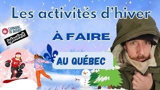 Immigrer au CANADA 🇨🇦 : les ACTIVITÉS à faire L’HIVER ❄️ au QUÉBEC 🇲🇶 !! #hiver #activités