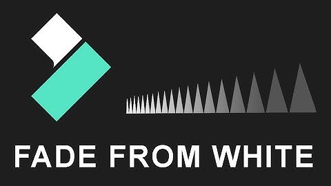 How To Fade Out To White And Fade In From White In Filmora (Video Editor)