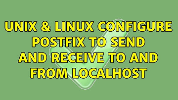 Unix & Linux: Configure postfix to send and receive to and from localhost