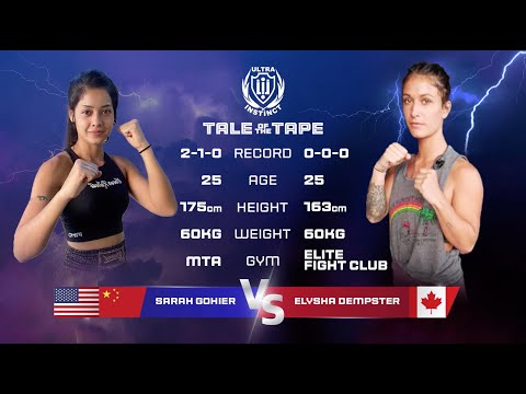 Muay Thai - Julia Gao Miller VS Elysha Dempster - Ultra Instinct FN04