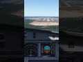 A bit of an off centered landing on runway 06 flying into KRSW 😅 #msfs2024 #ps5 #flightsimulator