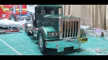Tamiya King Hauler Build Ep15 - Steps 42 to 50 - Fitting Parts To The Drivers Cab - Movin