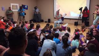 Drag queen reads to children at Olean Public Library June 20