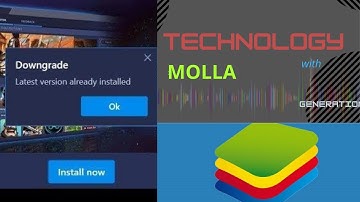 How To Fix BlueStacks Error: Downgrade Latest version already installed