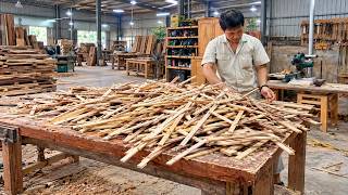 Everyone Thought These Pallet Planks Were Worthless… Until They Became Luxury Desks