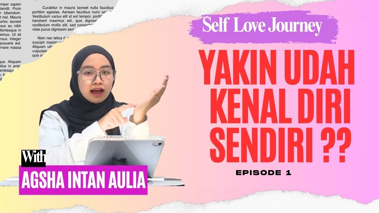 masa sama diri sendiri nggak kenal? ini cara murah dan mudah untuk kenal diri sendiri