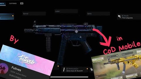 i used FUTIVES Mp5 build in CoD Mobile