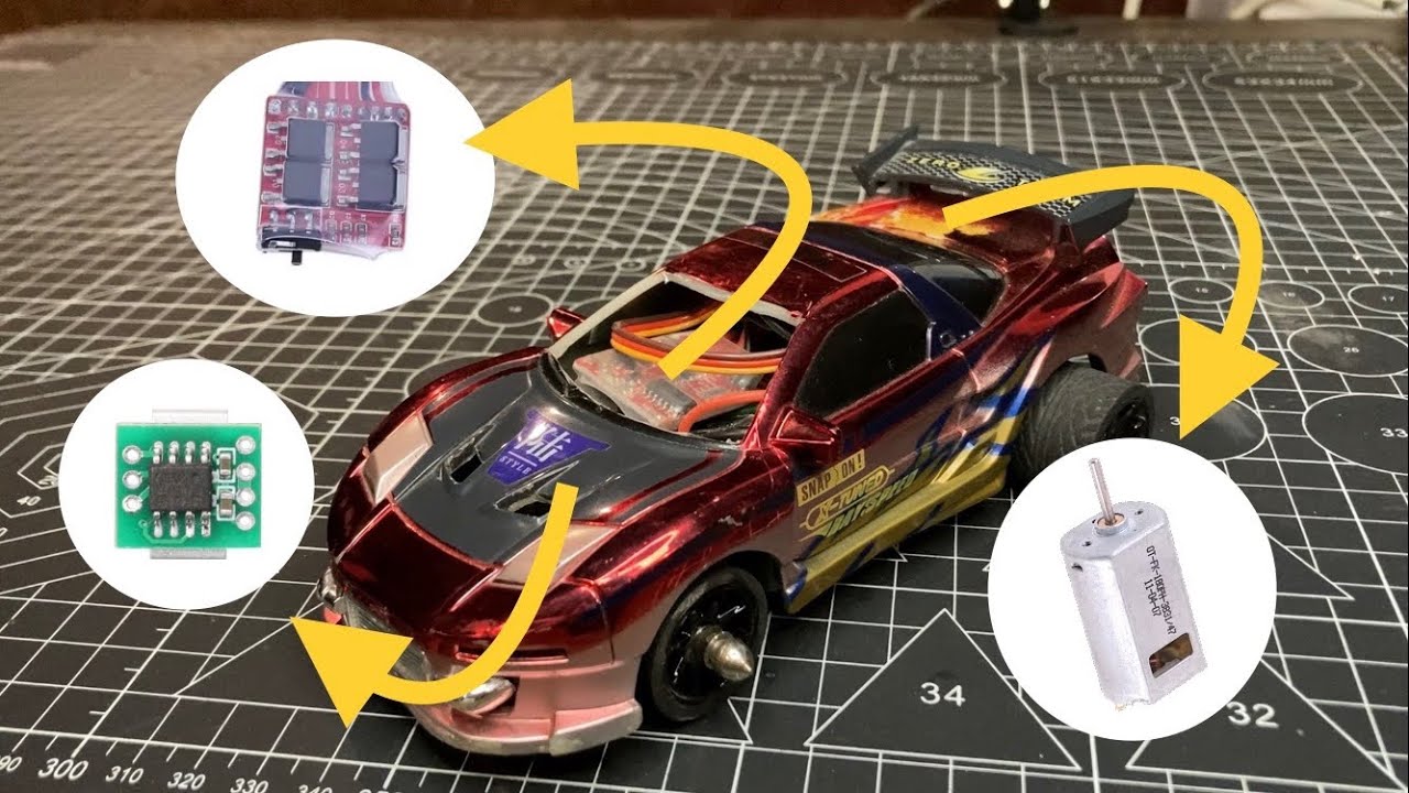 โมรถกระป๋อง ลง ESC + มอเตอร์ 180 Auldey Race Tin Modify ESC