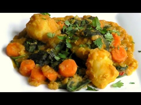 spicy-curry-lentil-&-vegetable-casserole-healthy-food