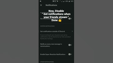 How to Disable Get Notifications 🔔 when your Friends Stream in Discord Mobile #roduz #discord #how