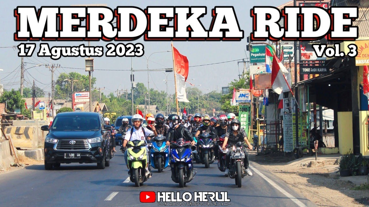 Merdeka ride 2023 - YouTube