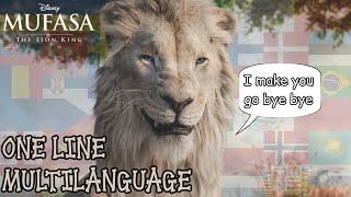 Mufasa The Lion King Bye Bye - One Line Multilanguage 45 Versions