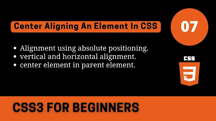 How to Align Items in center Vertically And Horizontally in CSS | CSS Complete Course | #7