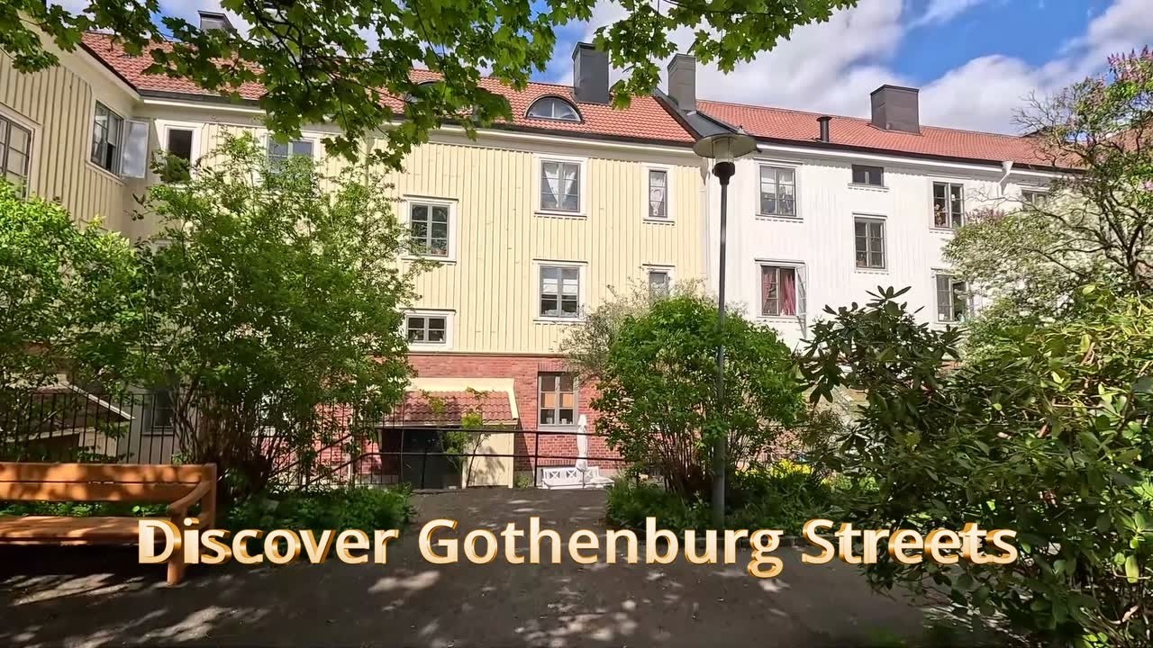 Gothenburg Sweden 4K 🇸🇪 Прогулка по району Масхуггет в Гётеборге