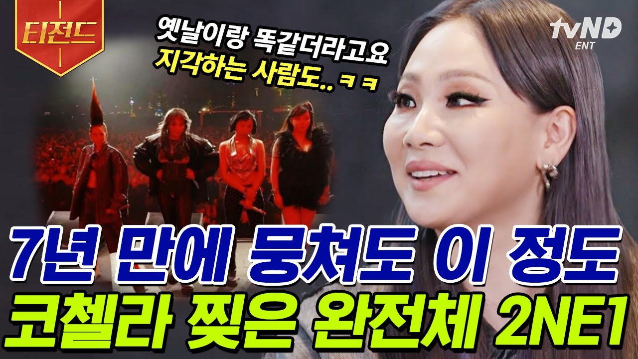 [#유퀴즈온더블럭] 블랙핑크 선배 투애니원❗️ 모두 코첼라를 뒤집어 놓음⭐️ 소속사에마저 극비로 진행된 무대ㄷㄷ 전설의 산다라 불꽃 머리 컴백과 함께 구두 던지기?ㅋㅋ | #티전드