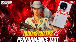 iQOO 13 120 FPS PERFORMENCE TEST AFTER 4.4 UPDATE🔥#bgmilive #120fps #iqoo13 #shortsfeed