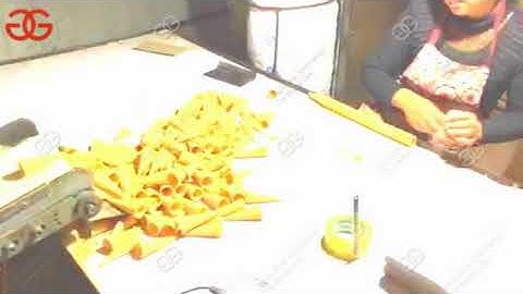Full Automatic Sugar Cones Making Machine Complete Line Youtube Video