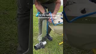 The Simplest Way to Motorize Your Kayaks rudder