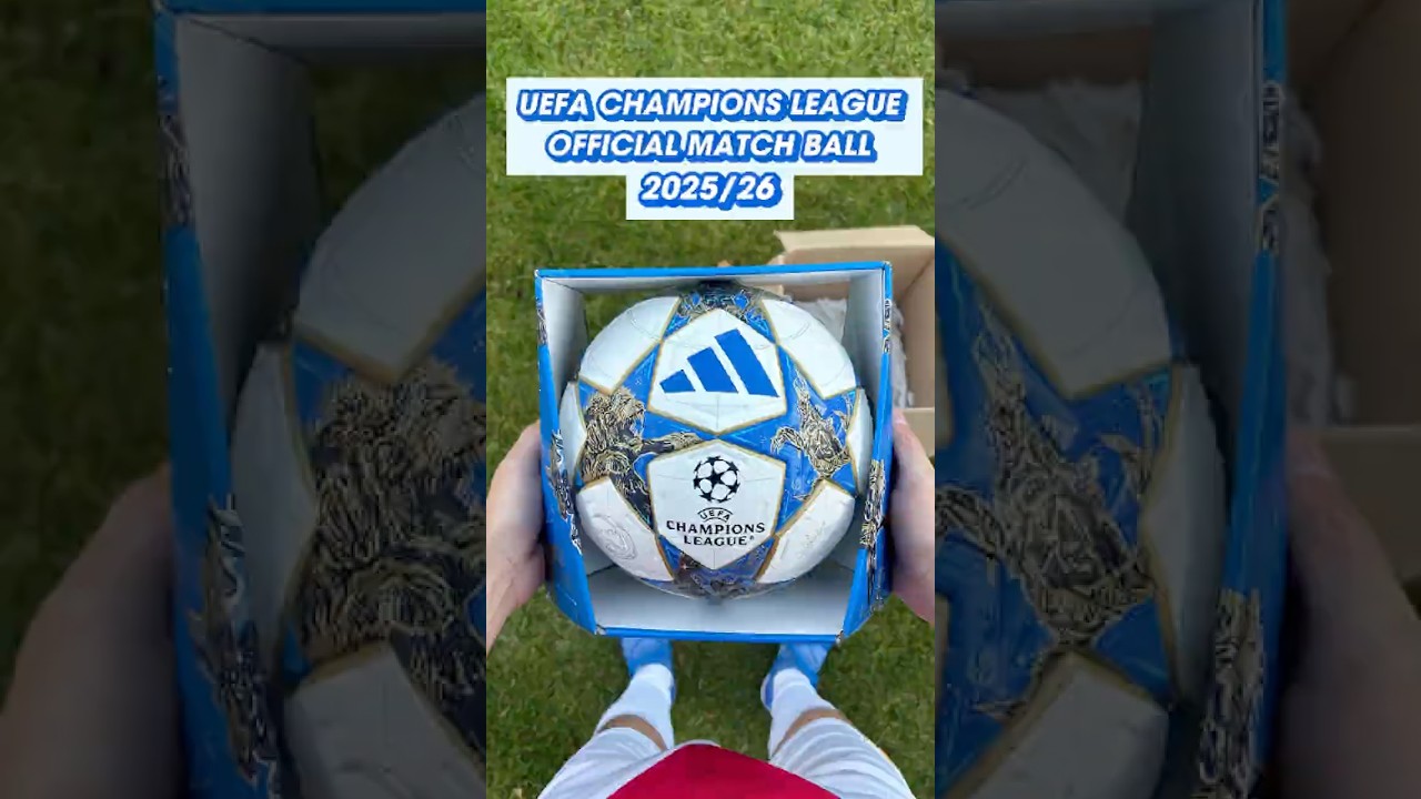 UEFA Champions League 2025/26 Stage Official Match Ball Pro - Adidas review & unboxing JD0188
