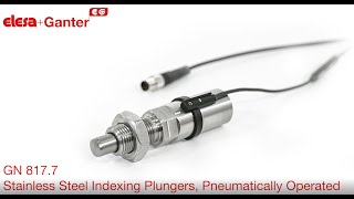 Pneumatic Indexing Plungers GN 817.7 by Elesa Ganter Worldwide 1,744 views 1 year ago 40 seconds