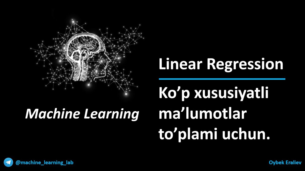 Ko'p xususiyatli Linear Regression