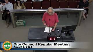 City Council Regular Meeting - 08/6/2024